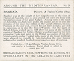 Bagdad. A Typical Coffee Shop.