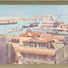 Port Said. The Harbour from the Town.