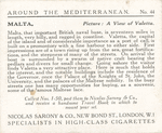 Malta. A View of Valetta.