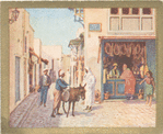 Tunis. A Street in the Arab City.