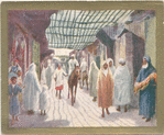 Fez. A Shaded Street.