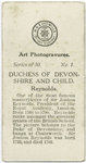 Duchess of Devonshire and Child, by Sir Joshua Reynolds.