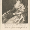 Portrait of Mrs. Siddons, by Thomas Gainsborough, R.A..