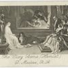 The Play Scene (Hamlet),  by D. Maclise, R.A..