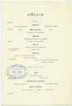 SEVENTH ANNUAL DINNER [held by] POLICE DEPARTMENT OF THE CITY OF NEW YORK [at] DELMONICO'S (HOT;)