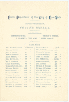 SEVENTH ANNUAL DINNER [held by] POLICE DEPARTMENT OF THE CITY OF NEW YORK [at] DELMONICO'S (HOT;)