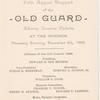 FIFTH ANNUAL DINNER [held by] OLD GUARD ALBANY ZOUAVE CADETS [at] WINDSOR [HOTEL?] ALBANY [NY? GA?] (REST;)