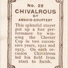 Chivalrous.