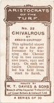 Chivalrous.