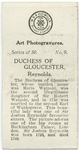 Duchess of Gloucester, by Sir Joshua Reynolds.