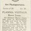 Flamma Vestalis, by Sir Edward Burne Jones.