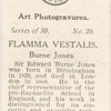 Flamma Vestalis, by Sir Edward Burne Jones.
