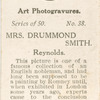 Mrs. Drummond Smith,  by Sir Joshua Reynolds.