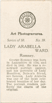 Lady Arabella Ward, by George Romney.