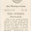 The Syndics, by Rembrandt.