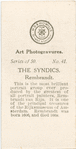The Syndics, by Rembrandt.