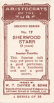 Sherwood Starr.