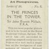 The Princes in the Tower, by Sir John Everett Millais, P.R.A..