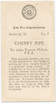 Cherry Ripe, by Sir John Everett Millais, P.R.A..