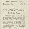 A Spanish Woman, F.J. Le Goya.