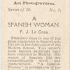 A Spanish Woman, F.J. Le Goya.