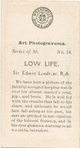 Low Life, by Sir Edwin Landseer, R.A..