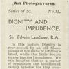 Dignity and Impudence, by Sir Edwin Landseer, R.A..