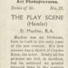 The Play Scene (Hamlet),  by D. Maclise, R.A..