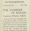 The Harbour of Refuge, by Frederick Walker, A.R.A..