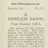 A Hopeless Dawn, by Frank Bramley, A.R.A..