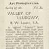 Valley of Lludgwy, by B.W. Leader, R.A..