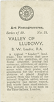 Valley of Lludgwy, by B.W. Leader, R.A..