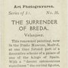 The Surrender of Breda, by Diego Velasquez.