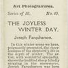 The Joyless Winter Day, by Joseph Farquharson.