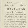 Halt at an Inn, by J.L.E. Meissonier.