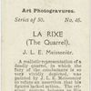 La Rixe (The Quarrel), J.L.E. Meissonier.