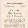 La Rixe (The Quarrel), J.L.E. Meissonier.