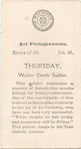 Thursday, by Walter Dendy Sadler.