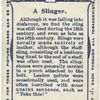 A slinger. 1242. Time of invasion of France, Henry III.