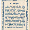 A knight. 1388. Time of Battle of Chevy Chase.