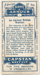 An ancient British warrior. 55 B.C. Time of Julius Cæsar's invasion.