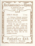 Girl's Head.