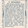 A grenadier. 1665. Time of Great Plague.