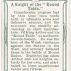 Arms and Armour. A knight of the "Round Table." 542 A.D. Time of death of King Arthur.