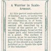 Arms and Armour. A warrior in scale-armour. 1095 A.D. Time of 1st Crusade.
