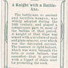 Arms and Armour. A knight with a battle-axe. 1314. Time of Battle of Bannockburn.