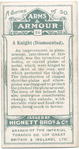 Arms and Armour. A knight (dismounted). 1465. Time of Wars of the Roses.