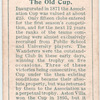 The Old Cup.