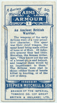 Arms and Armour. An ancient British warrior. 55 B.C. Time of Julius Cæsar's invasion.