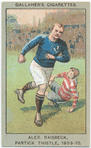 Alex Raisbeck, Partick Thistle, 1909-10.